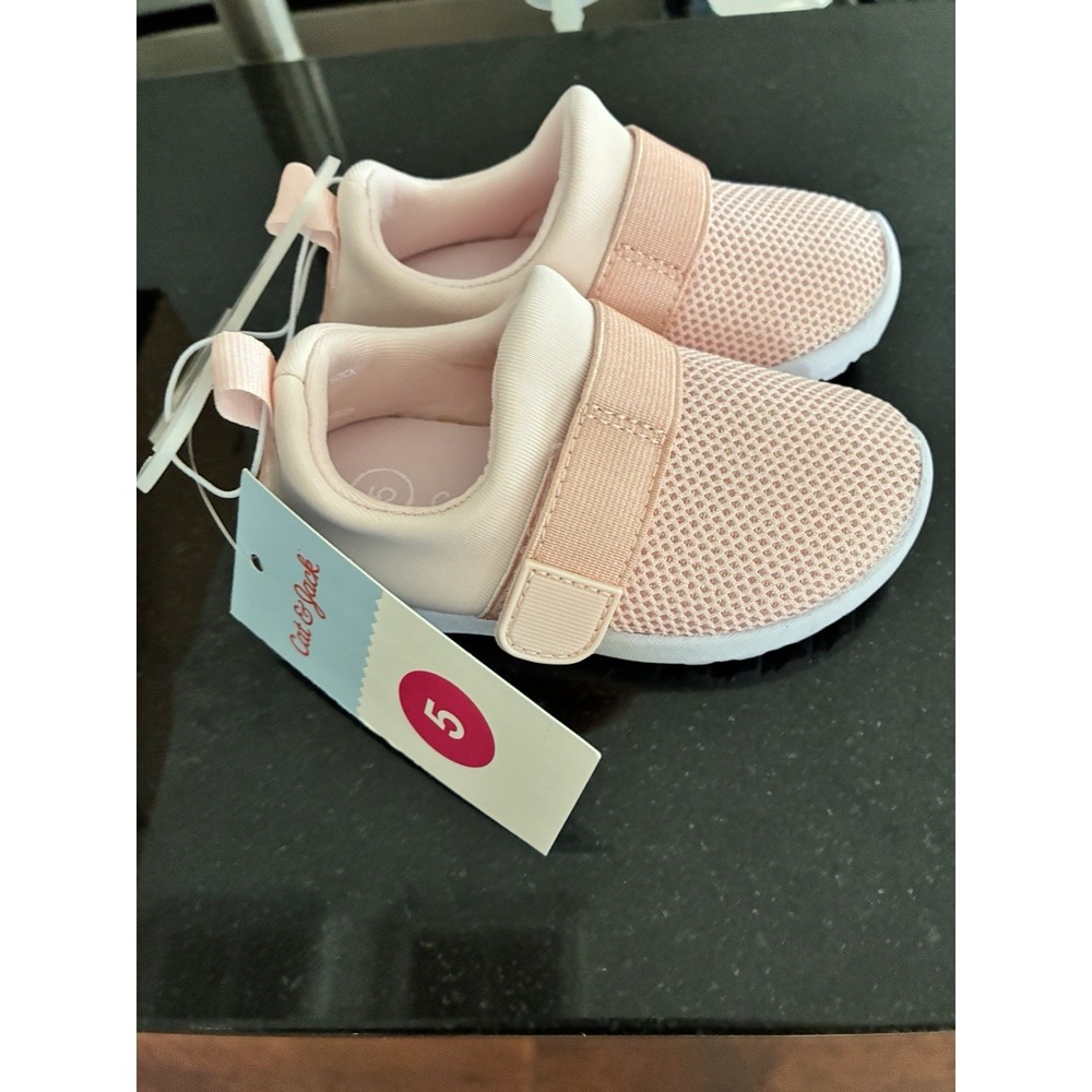 Toddler Girl's Austen Shoes Cat & Jack Pink 5T Lightweight Comfortable